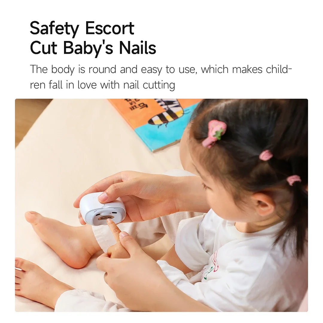 Seemagic ไฟฟ้าอัตโนมัติกรรไกรตัดเล็บ Light Trimmer เล็บตัดเล็บเล็บเด็กผู้ใหญ่เล็บปลอดภัย Clipper เล็บ