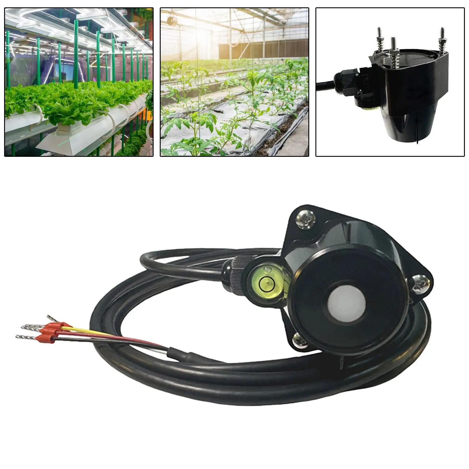 مجموع أجهزة استشعار الإشعاع الشمسي 0-2000 واط للكشف عن الضوء للزراعة، دراسة المناخ في الهواء الطلق توقعات الطقس أبحاث الطاقة #4