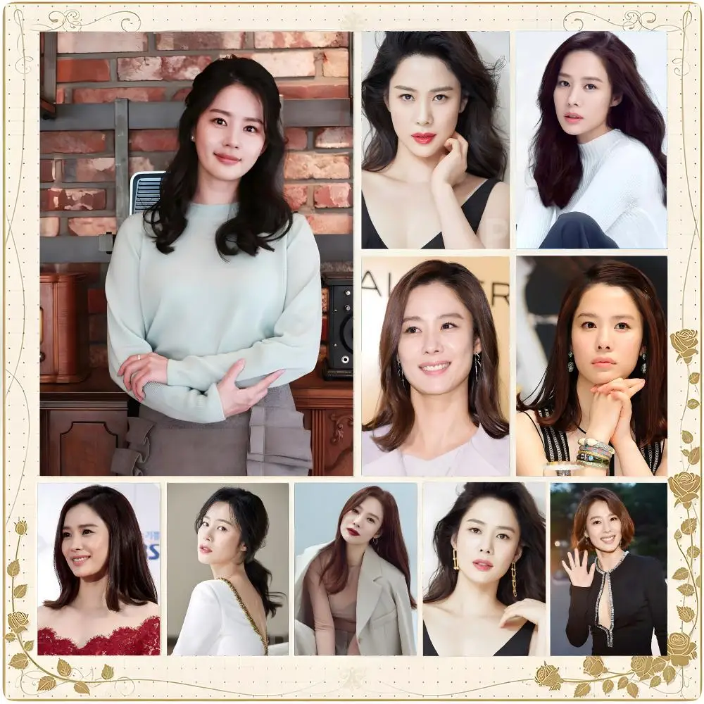 Actress Korean Drama Lead K-Kim Hyun Joo Poster Framed Wall Art Painting for Living Room Interior Decor and Gift Options