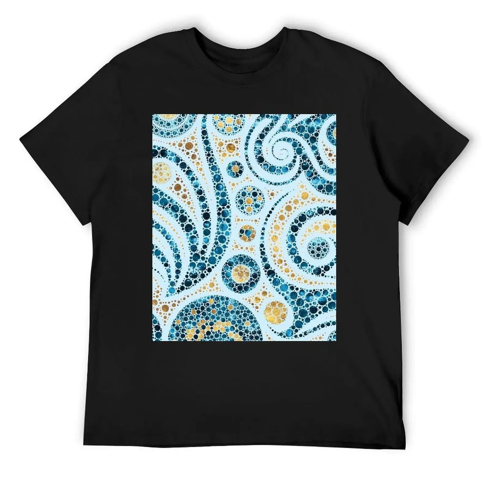 Dot Art Abstract Composition #5 T-Shirt designer shirts quick-drying Men's t-shirts