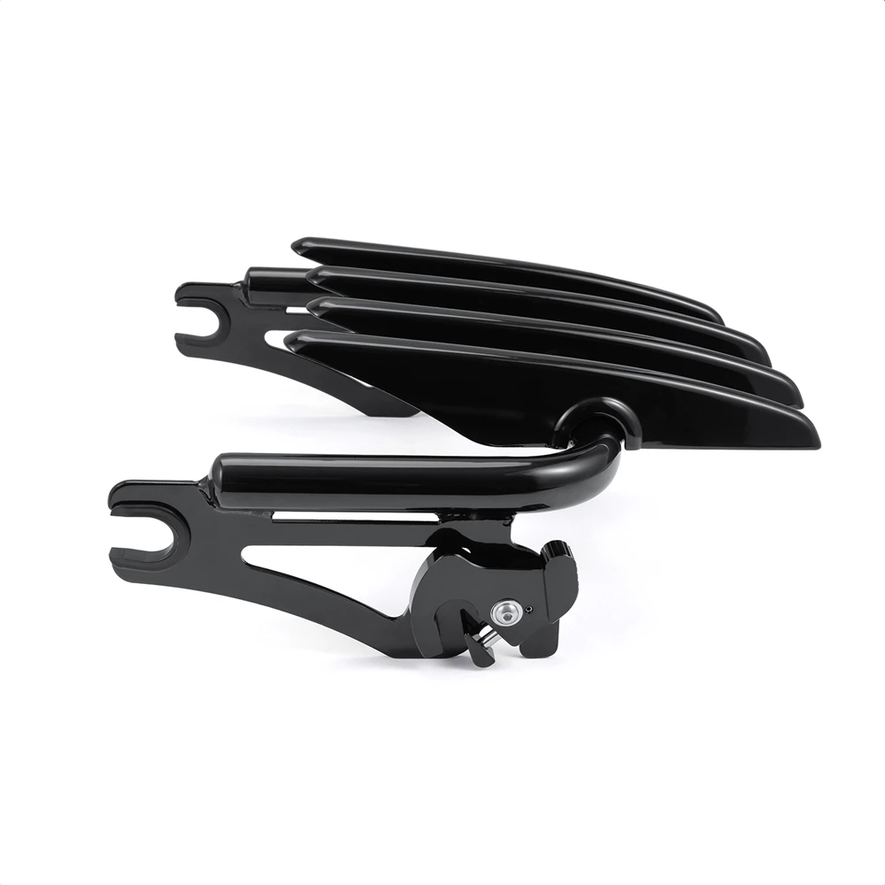 Black Detachable Luggage Rack for Harley Touring Street Glide Road Glide Road King Electra Glide Ultra Limited 2009-2024