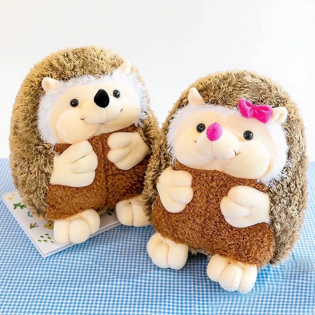 

23cm Kawaii Hedgehogs Toys Cute Stuffed Plush Animals Dolls For Boys And Girls Birthday Gifts