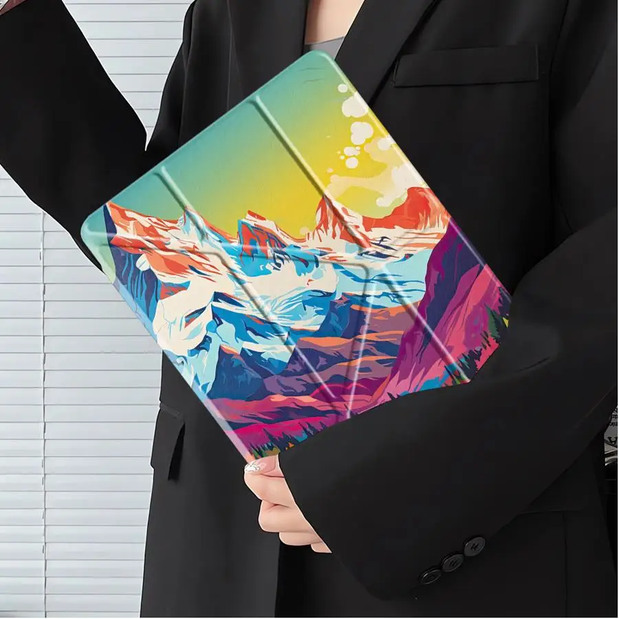 

Distant Mountains Holder Cover Tablet Case For iPad Mini 6 7 Air 4 5 M3 M2 1 2 M4 11inch Pro 11th 10th 9th 8th 7th 12.9inch Pro