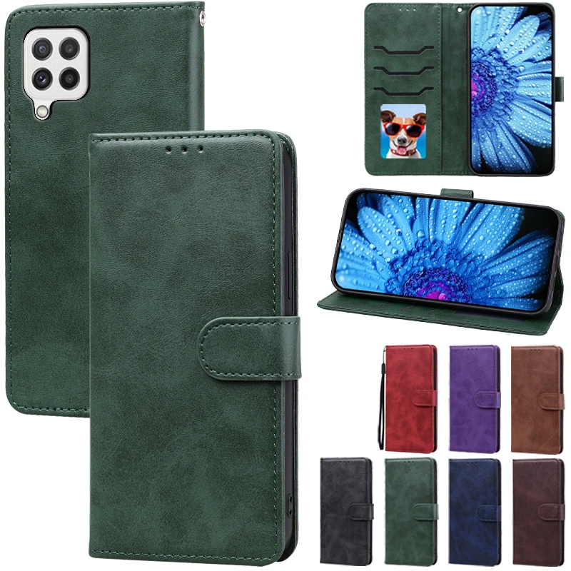 M32 Case For Samsung Galaxy M32 Case Wallet Leather Flip Cover For Samsung M32 Case M 32 M325F M325FV Phone Cover Fundas Etui