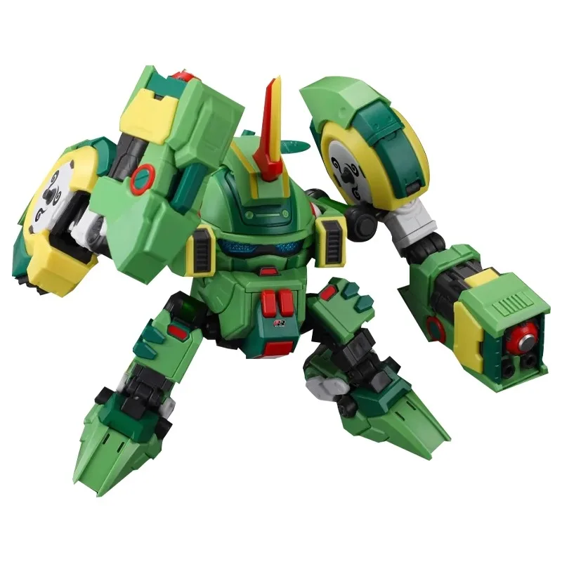 

AULLDEY Fruit Treasure Special Attack Chinese Original Combined Mecha Assembly Model, Tool-Free Assembly Combination, ABS