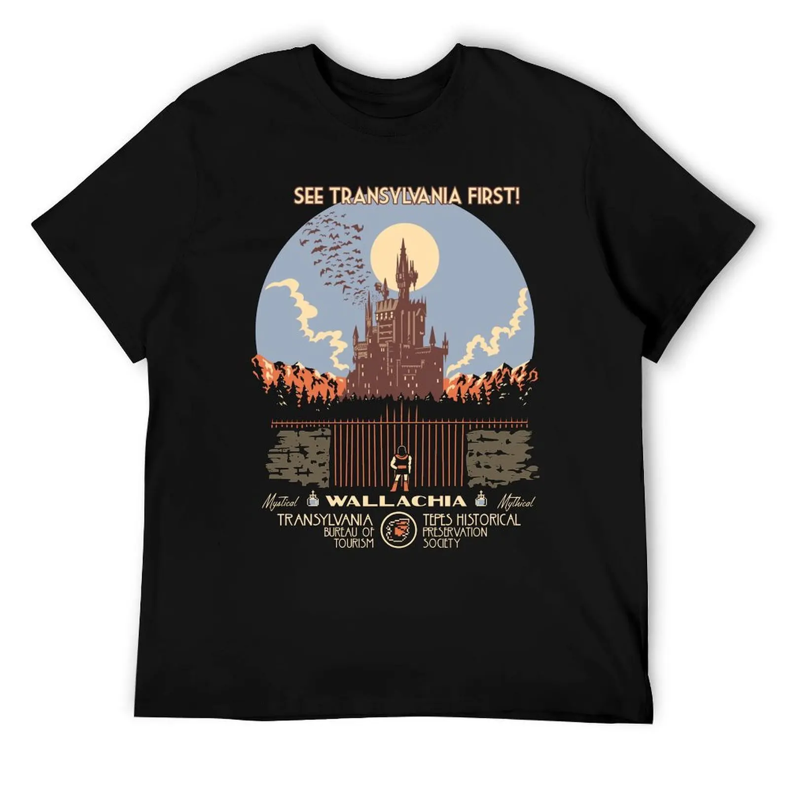 

See Castlevania First! T-Shirt t shirts for man graphic tees man t shirt heavy cotton T-Shirt