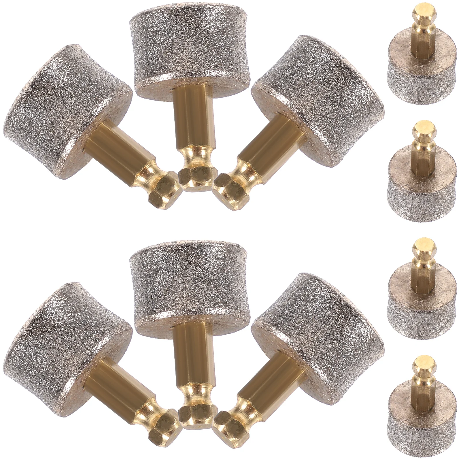 

10pcs Electric Nail Grinder Heads Durable Large Surface Pet Nail Care Replacement Wheels Dog Claw Grooming Tool