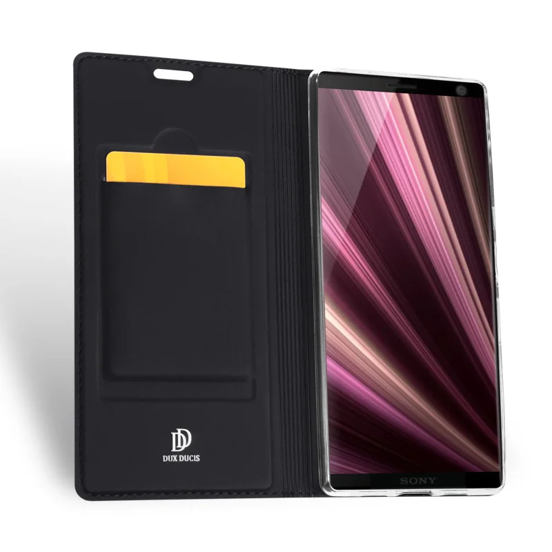 Original Dux Ducis Leather Pu Phone Case For Sony Xperia 10 Ii V Luxury Flip Stand Wallet Case Cover Phone Cases
