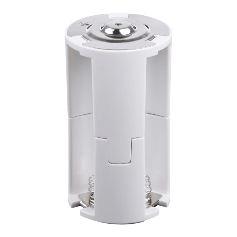 1Pcs 3 AA To D Size Battery Holder Converter Adapter Switcher Plastic Case Box