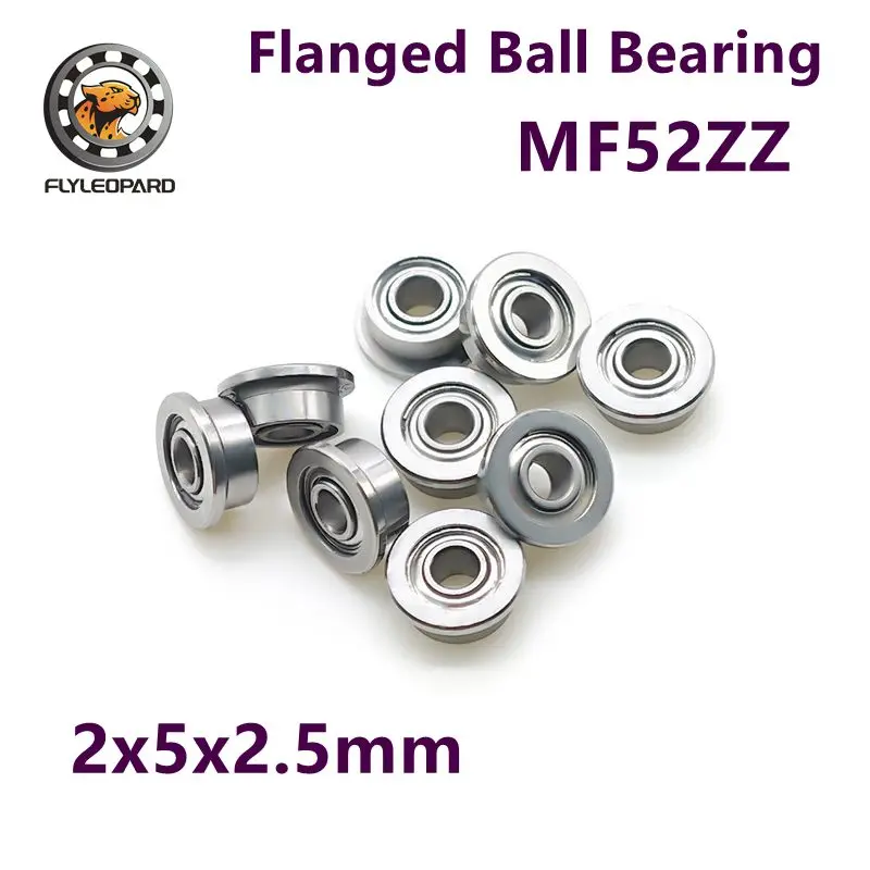 

10PCS Flanged Deep Groove Ball Bearings MF52-148 F604-F6000 F623-F626 F682-F6805 F693-F6903 2Z Bearings F688RS F695RS F623RS