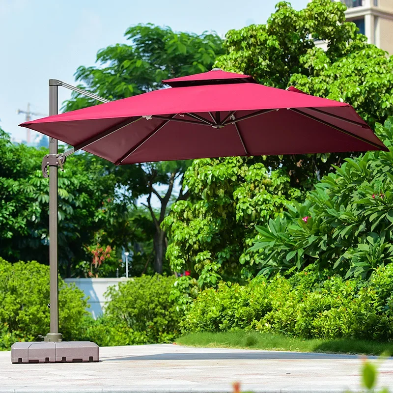 

Large Patio Umbrella Oversized Outdoor Sunshade Umbrella for Villa Garden, Street Stall & Terrace (Including Base)