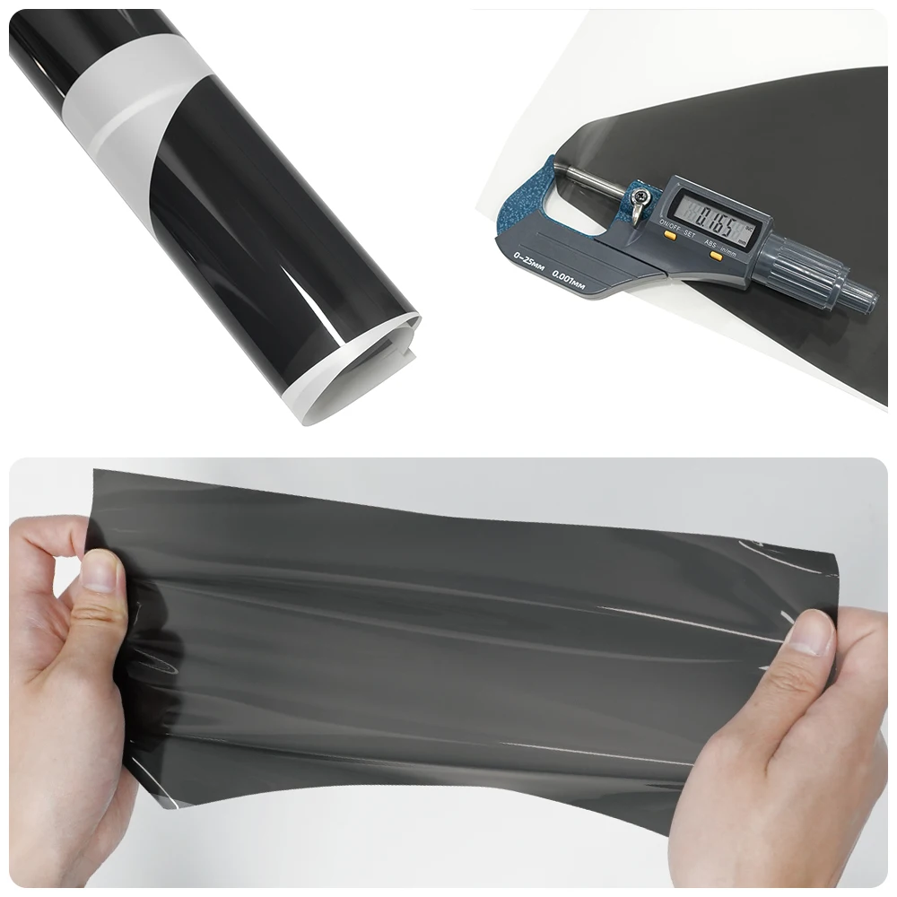 Premium Pre-Cut TPU Headlight Film for Mitsubishi Pajero Sport 2020-2025 Smoke Black High-Gloss PPF Anti-Scratch Vinyl Wrap Kit - view 6