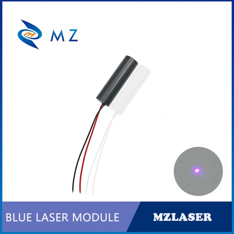 Modulo diodo Laser blu e viola con lente in vetro focalizzabile compatto 405nm 5mw di alta qualità