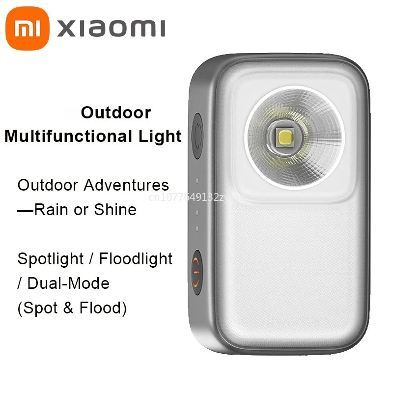Xiaomi Outdoor Multifunctional Light Portable Flashlight Headlamp Bicycle Light Cap Clip Camping Light 3-speed 600 Lumens Gift