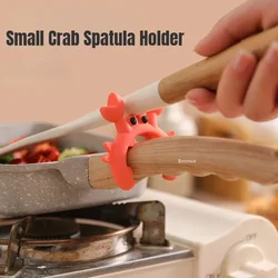 1Pc Silicone Spatula Rack Kitchen Stovetop Spill-proof Spoon Kitchenware Rack Mobile Storage Rack