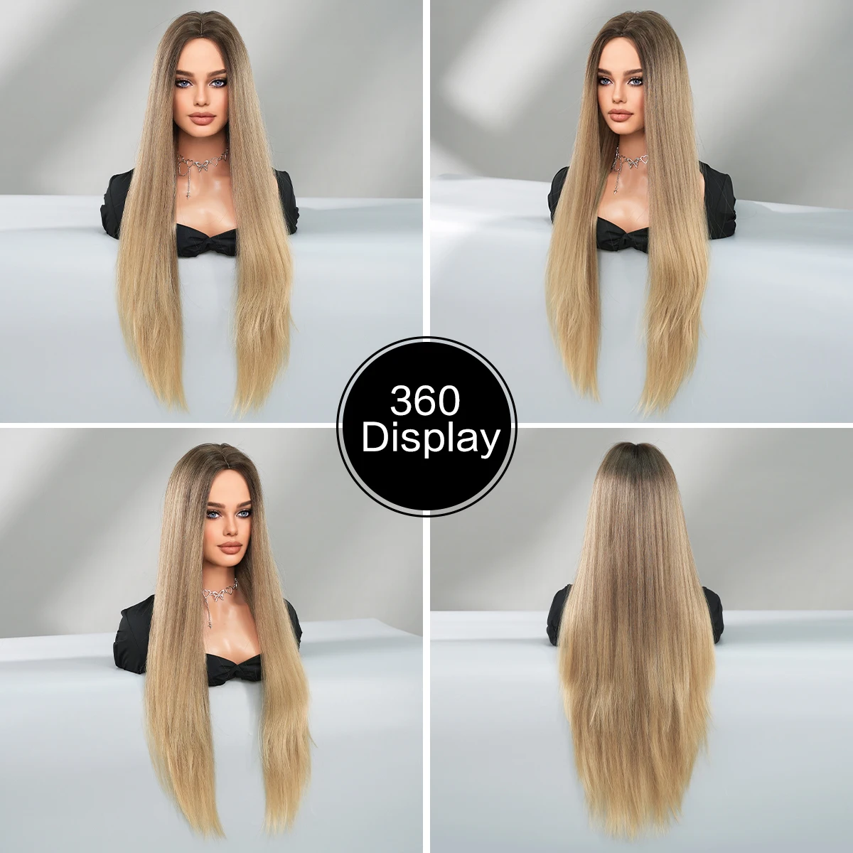 Synthetic Blonde Wig High Density for Women