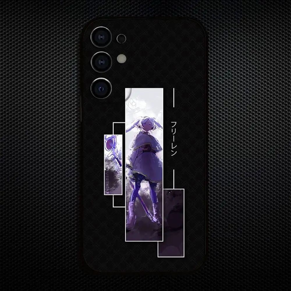 F-Frieren S-Sousou No Frieren Phone Case For Samsung S25,S24,S21,S22,S23,S30,Ultra,S20,Plus,Fe,Lite,Note,10,9,5G Black Cover - Image 3