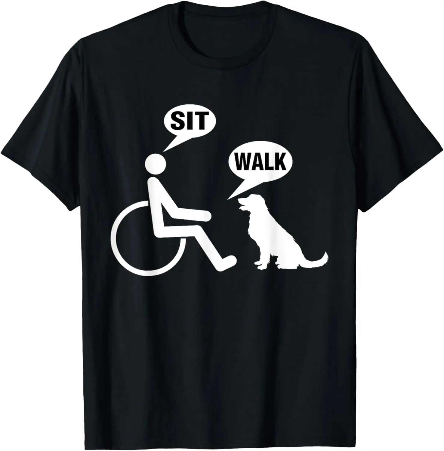 Funny wheelchair humor joke for a disability in a wheelchair T-Shirt