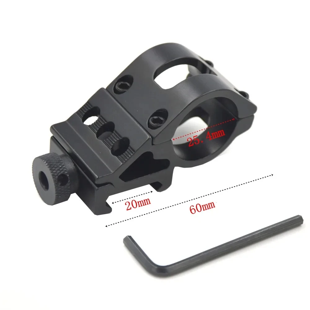 45 Degress Offset Rifle Flashlight Torch Laser Mount 1