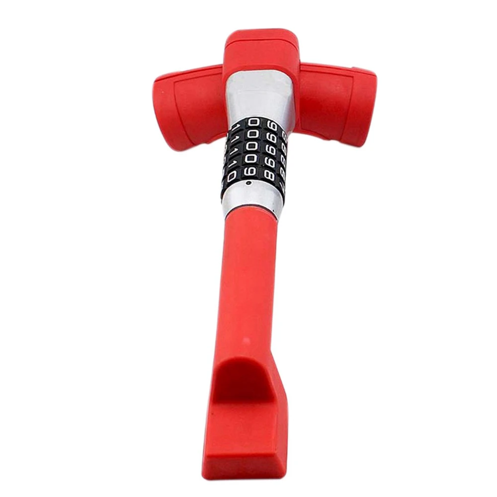 Excellent-Car T-Shaped Steering Wheel Lock Retractable Hook Lock Retractable Combination Lock For Carstruc