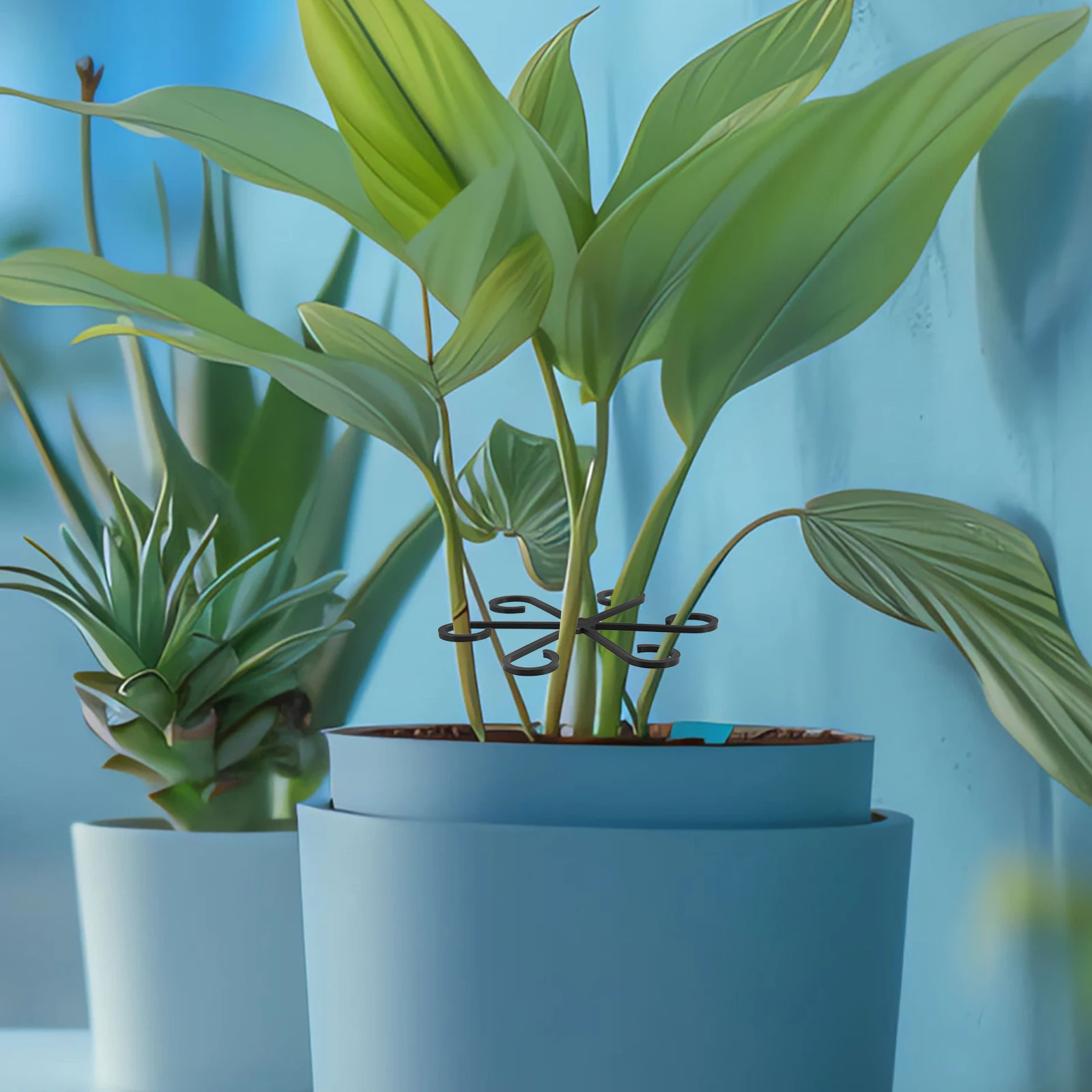 

8Pcs Plant Support Frame Adjustable Stem Holders for Indoor Plants Flower Stands Reusable Vine Support Rack Garden Supplies