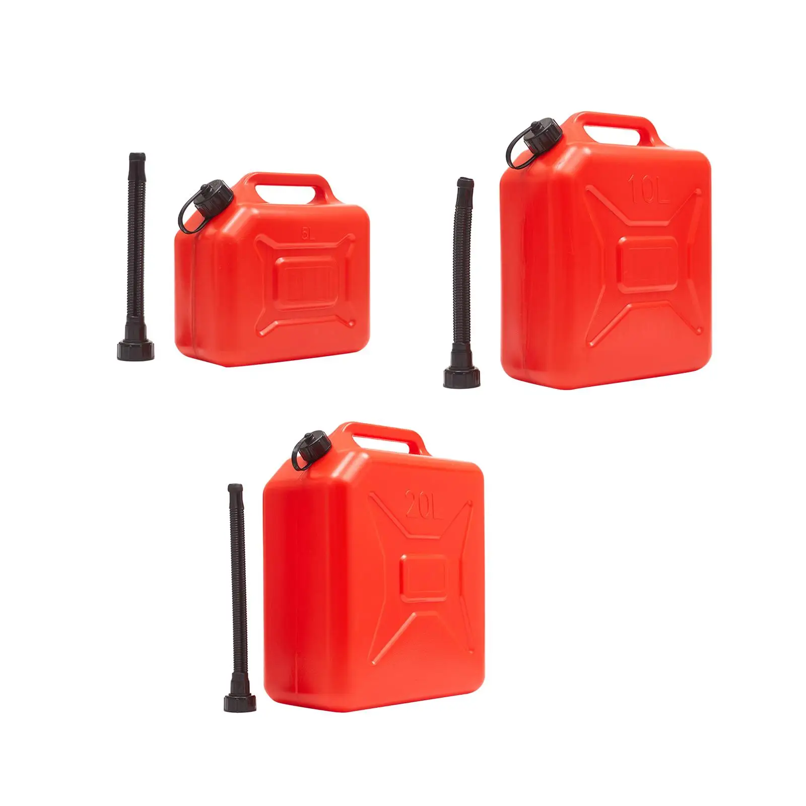 Car Fuel Container Thickened Gas Can Car Trucks Gasoline Oil Container Auto Fuel Can Fuel Tank for Emergency Backup Camping