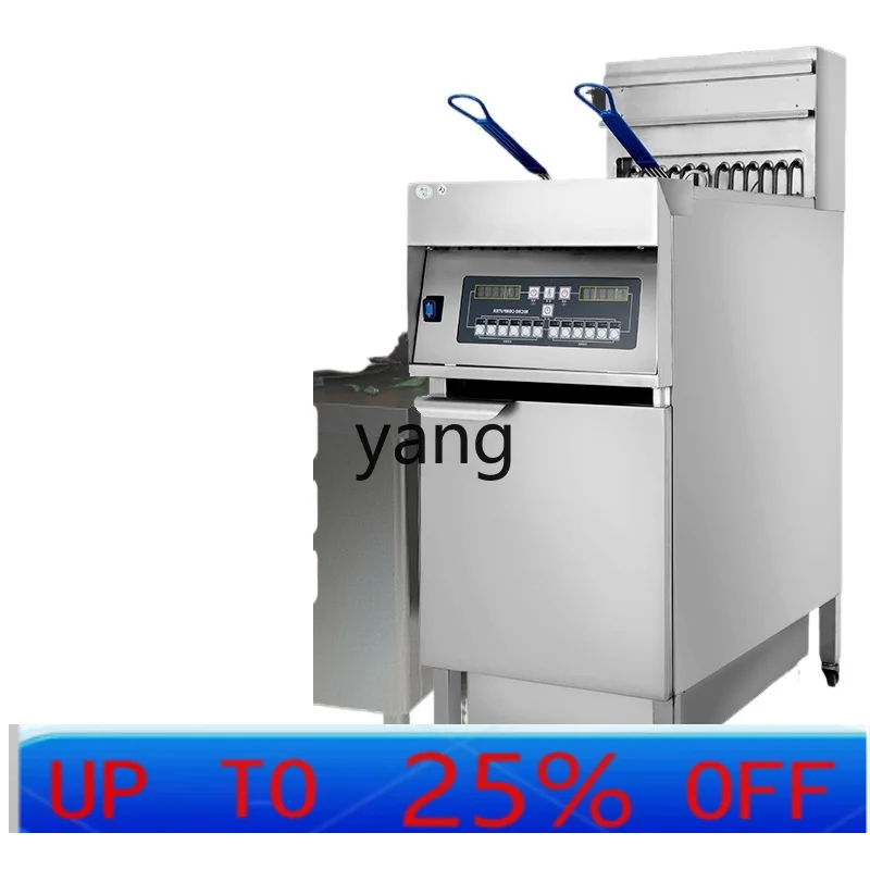 

Коммерческая фритюрница с автоматическим подъемным фильтром YJQ, специальная сковорода для жарки бороды