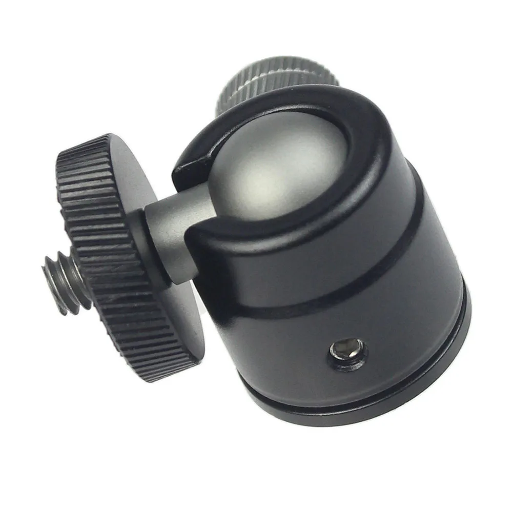 1/4 Screw Ball Head /Adapter Angle Adjustment/ For DSLR Camera Mic /Stand Holder Tripod /Cameras Photography Light Degree