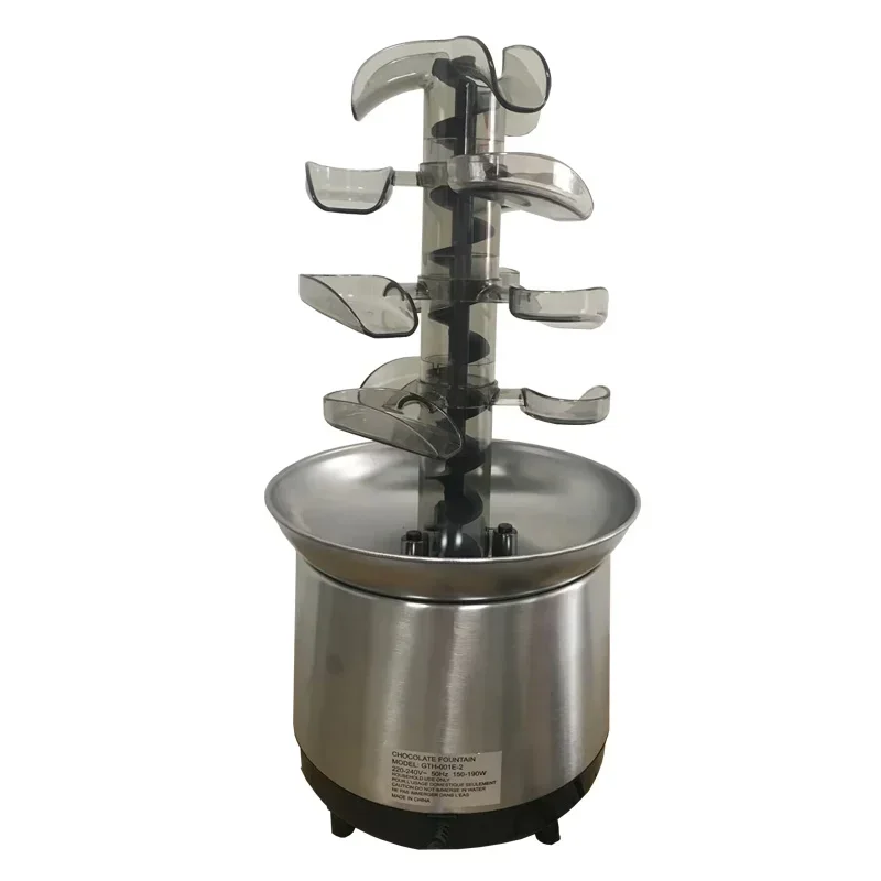 

%a Leaf Shape Tower Chocolate Fountain Machine Hot Sale Electric Chocolate Waterfall Machine 4-Layer Chocolate Fountain Machin