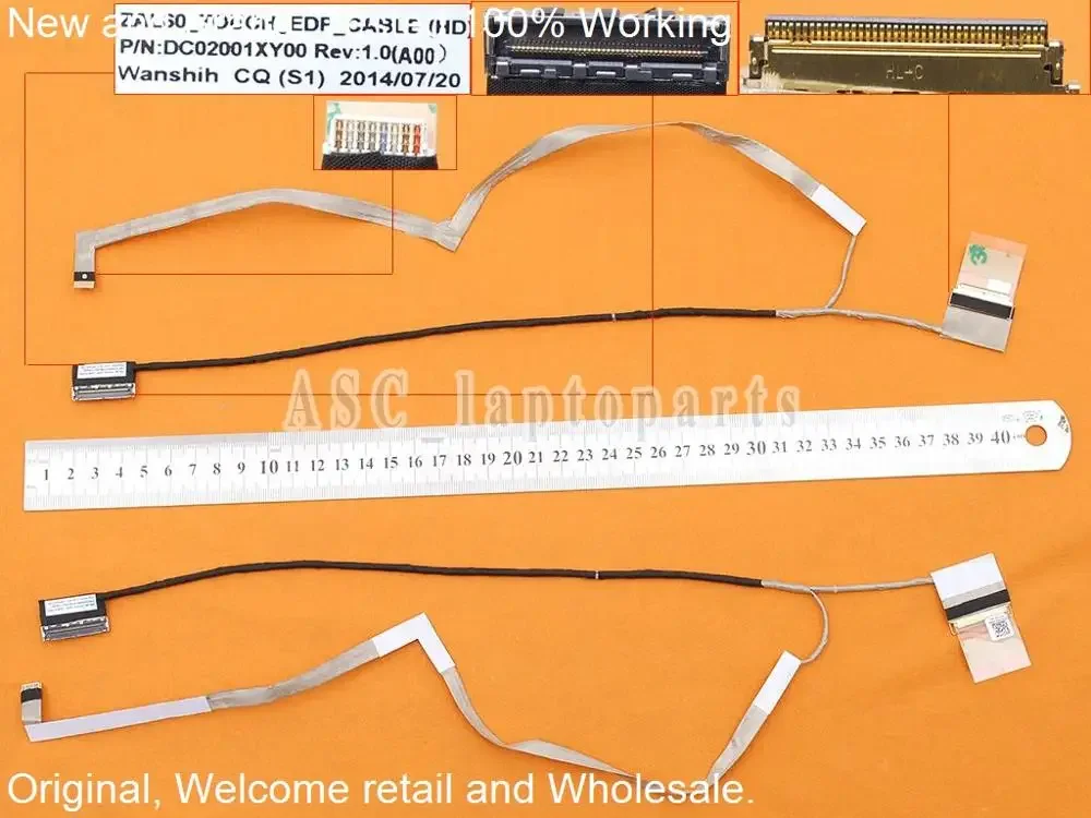 New Original LCD LED Video Flex Cable For Dell latitude 3550 L3550 ZAL60 15.6