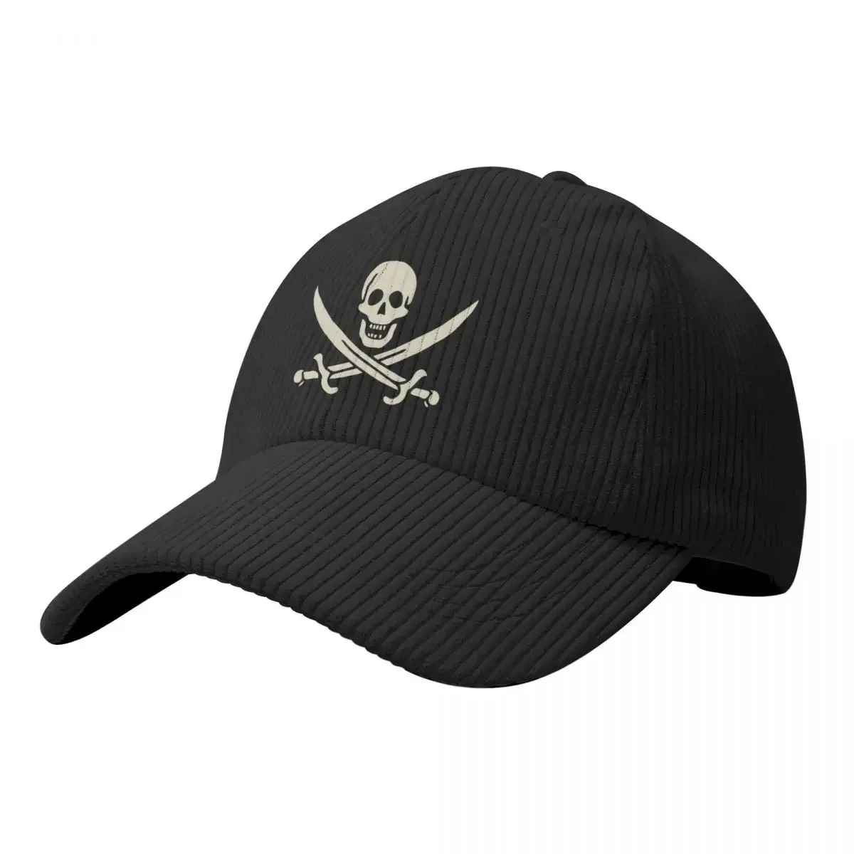 Jack Rackham E Calico Corduroy Bone De Beisebol Para Homem  Mulher, Chapeu Bobble, Streetwear Chapeus