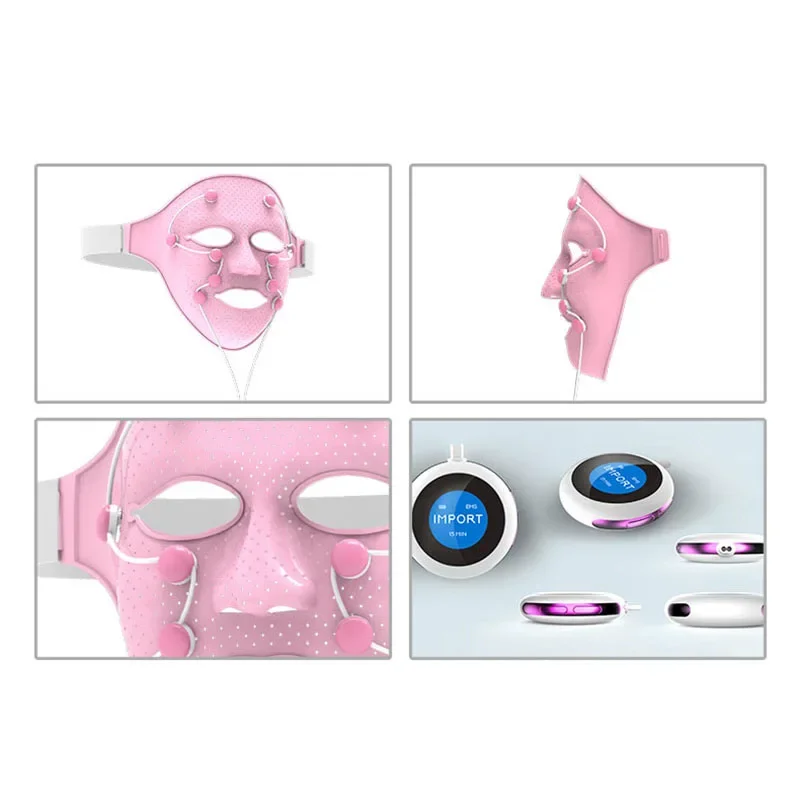 EMS Trillingen Schoonheid Massager Facial SPA Gezichtsmasker Kin Wang Lift Up Afslankmachine Anti-rimpel Magneet Massage Masker