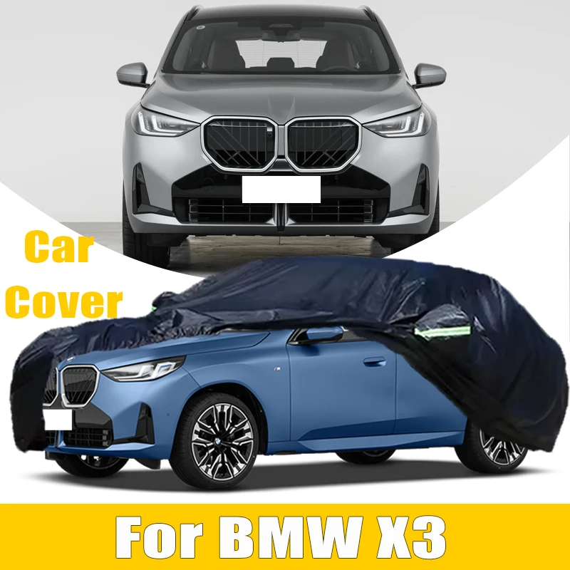 For BMW X3 Outdoor Protection Full Car Cover Snow Cover Sunshade Waterproof Dustproof Exterior Car Accessories