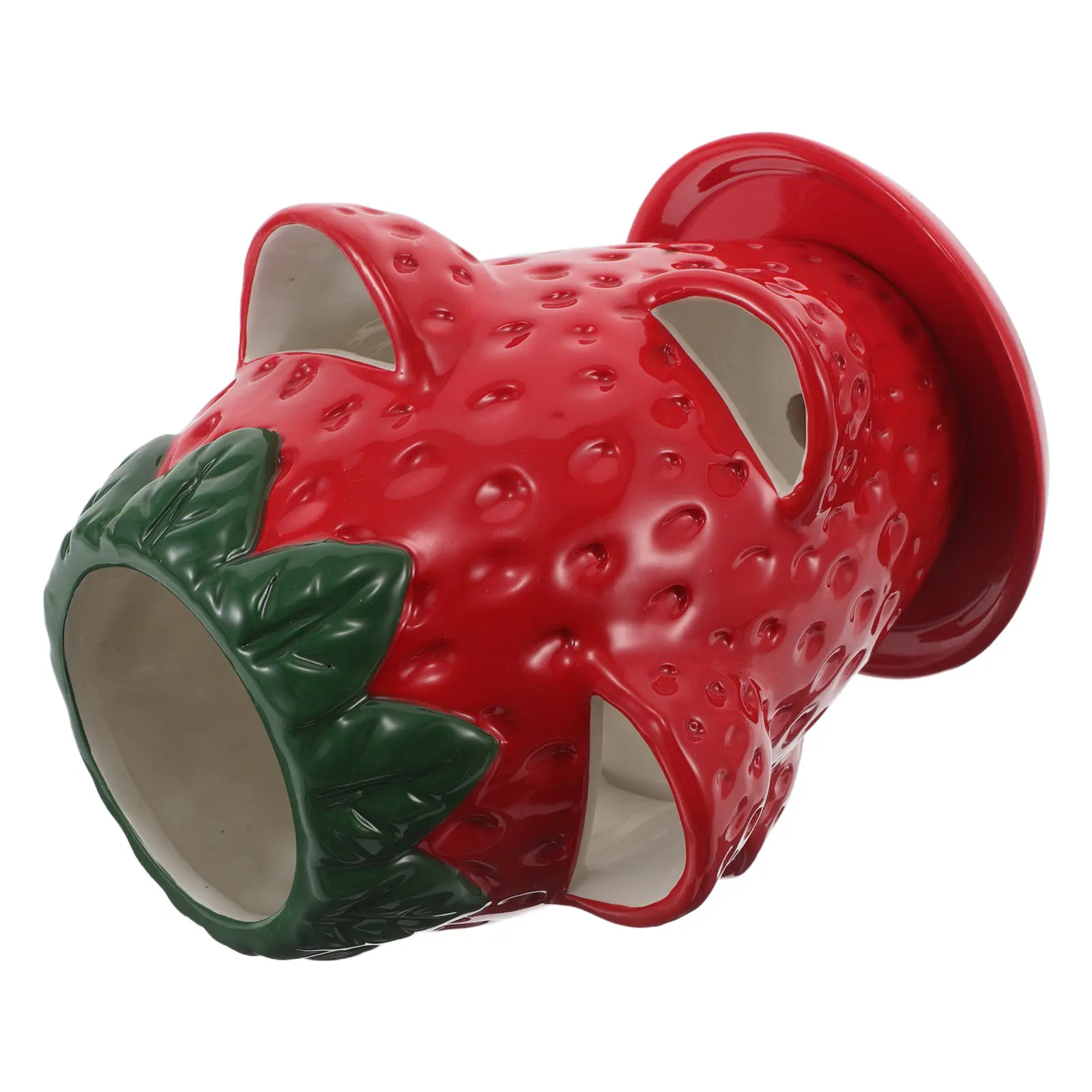 

Ceramic Planter Pot with Multi-Opening Design for Succulents Orchids and Strawberries Decorative Outdoor Indoor Flower Plant