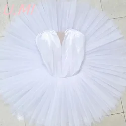 Ballet White Swan Swan Lake solo ballet Tutu tulle gauze pancake dress