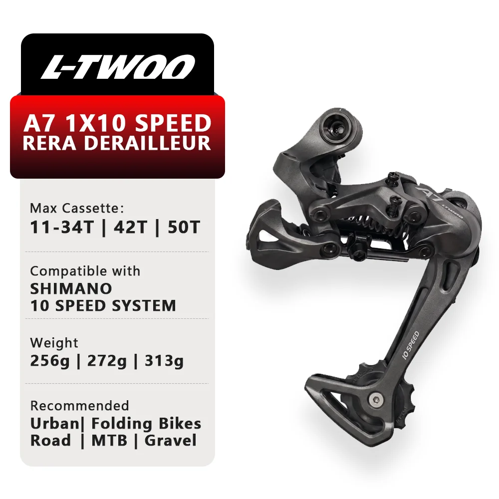 LTWOO A7 10 Speed Rear Derailleur for MTB, Compatible DEORE