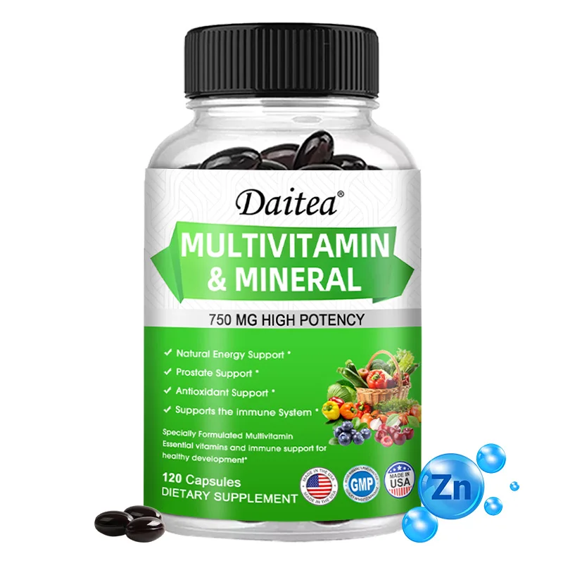 

Multivitamin Supplement Capsules-Rich in Minerals, Boosts Energy, Strengthens Immunity, Promotes Brain Health, and Antioxidants