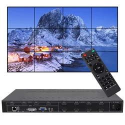 9 kanal TV Video Wand Controller 3x3 2x4 4x2 HDMI DVI VGA USB Video prozessor