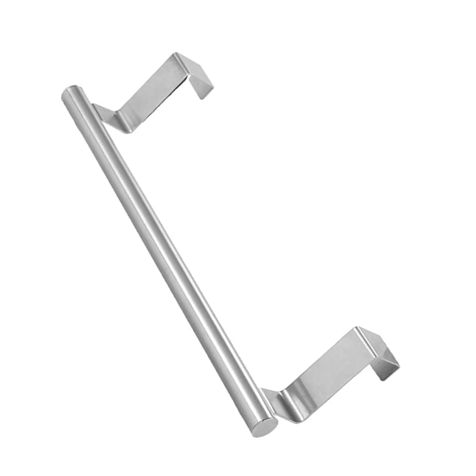 Multi Purpose Stainless Steel Single Bar Towel Rack Hole Free Towel Rack Bathroom Towel Bar