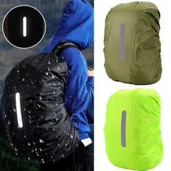 Reflective Waterproof Backpack Rain Cover Outdoor Night Cycling Safety Light Raincover Bag Hiking Mountaineering Backpack Cover