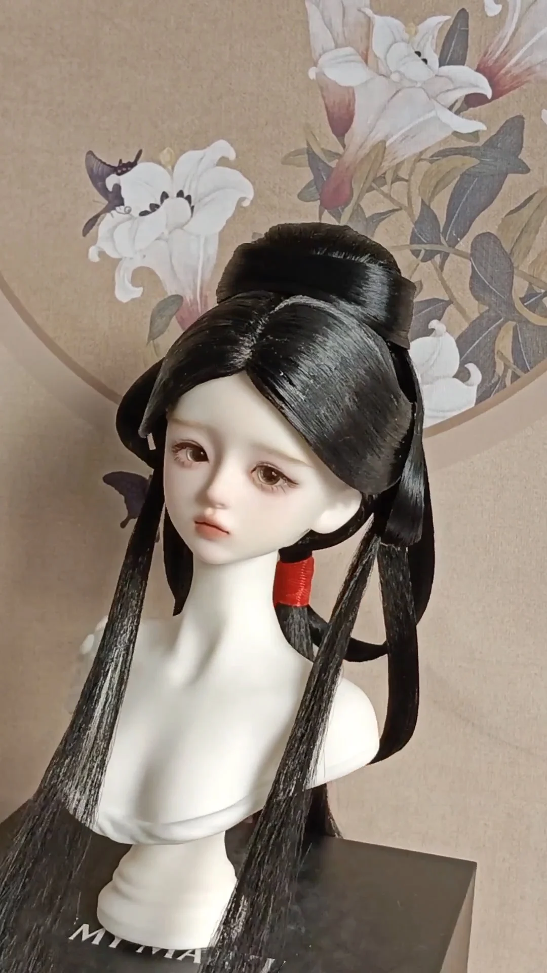 1/4 1/3 BJD Doll Wigs Ancient Costume Hanfu Vintage Style Long Hair Fairy Wig For MSD SD13 Girl SSDF Uncle Accessories A1714