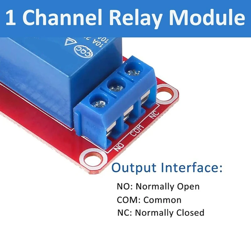 10 ชิ้นโมดูลรีเลย์ DC 12 โวลต์รีเลย์บอร์ด 1 ช่องพร้อมการแยก OPTOCOUPLER รองรับระดับสูงหรือต่ํา