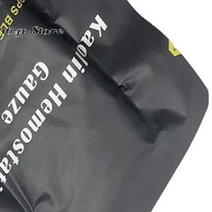 

1pc Hemostatic Kaolin Gauze Combat Emergency Trauma Z-Fold Soluble For Ifak First Aid Kit Medical Wound Dressing