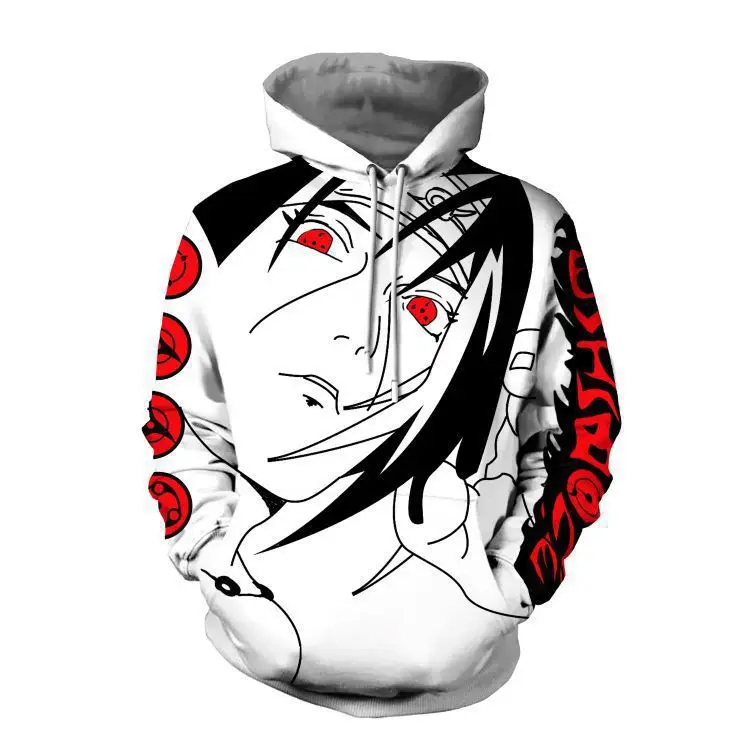 2026 Neuer Bandai Naruto 3D Digital-Print Anime Hoodie Japanischer Streetwear/Harajuku/Y2K-Stil Bequemer Pullover – Detail 4