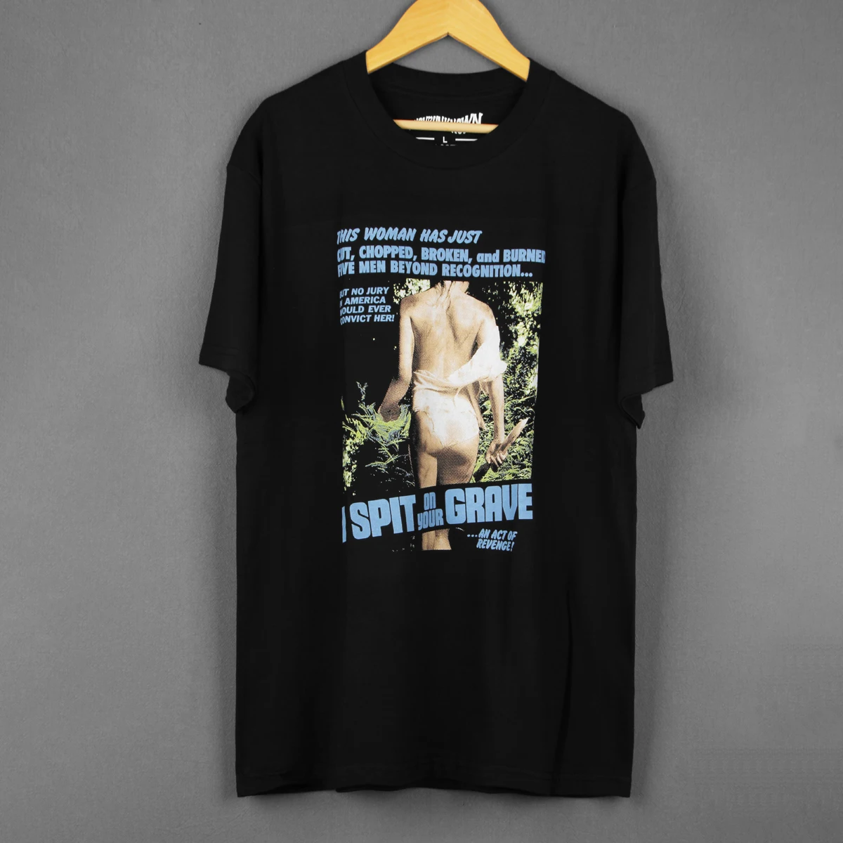 I Spit on Your Grave T-Shirt Horror Cult Movie Cannibal Holocaust The Hills Have Eyes Men Summer Cotton Tee Shirt