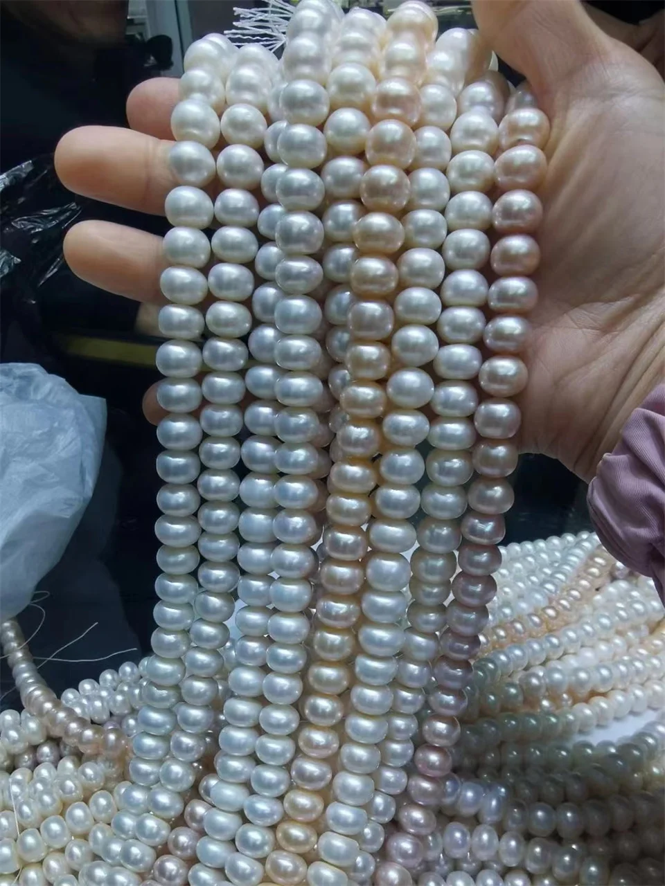 

AAAA Natural Freshwater Pearl Bead Button Pearls Isolate Beaded for Jewelry Making DIY Personality Bracelet Necklace Accessories