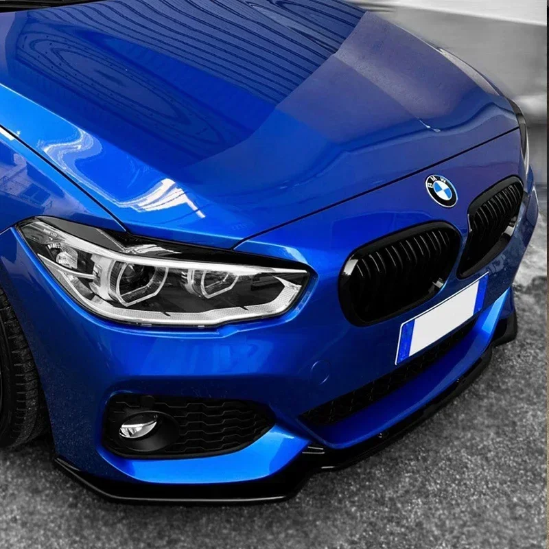 For Bmw 1series F20 F21 M-pack 118i 120i M135i M140i 2015-2019 Front Bumper Lip Chin Diffuser Body Kit Spoiler Deflector Tuning