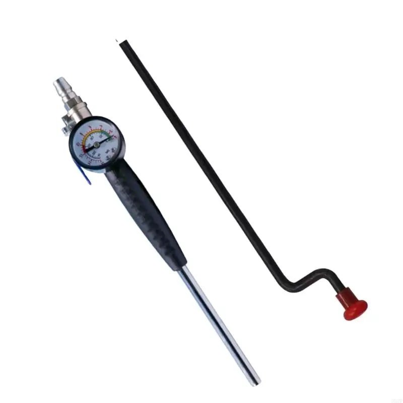 G99F Wytrzymał stalowy miernik inflatorów oponowych Zestaw do pielęgnacji opon motocyklowych do pojazdu