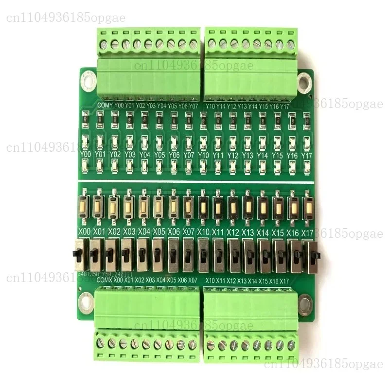 16 Input/output Test Board PLC Debugging Simulation Board Button Toggle Switch Learning Module