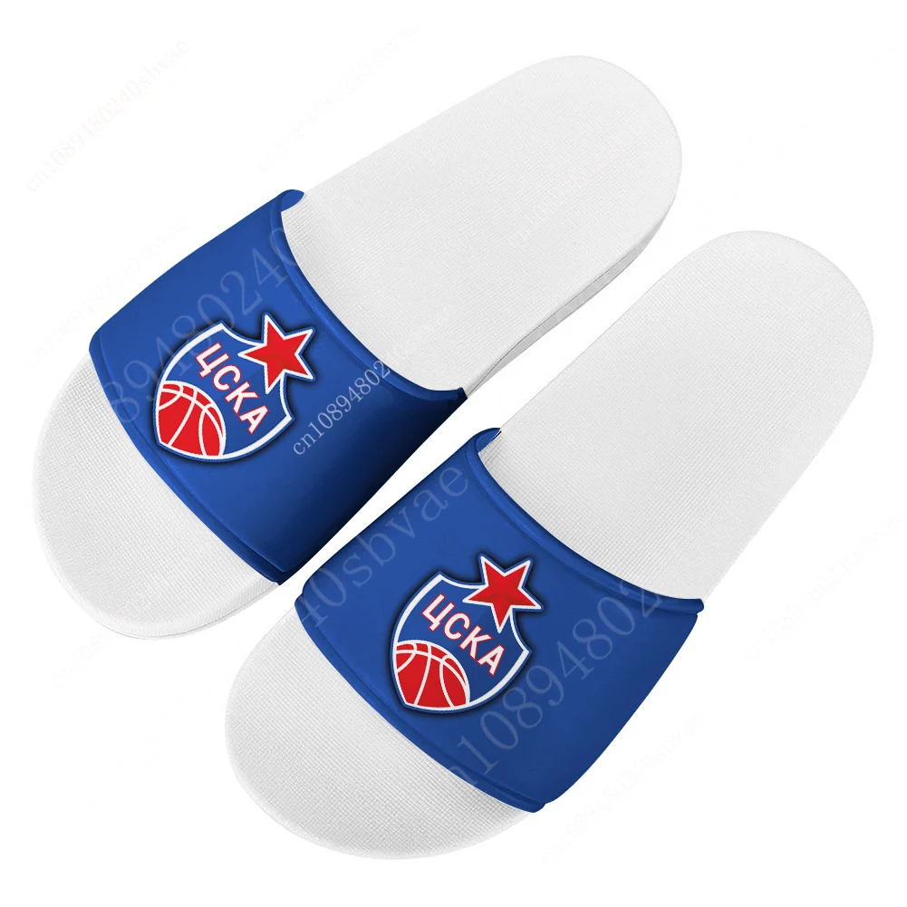 

ПБК ЦСКА Москва PBC CSKA Moscow Slippers Home Sandals Men Women Teenagers Sandal Customized Summer Slipper